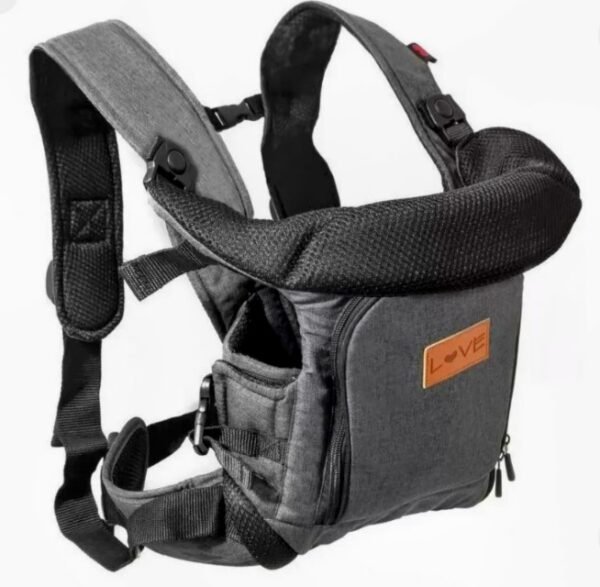 Mochila Porta Bebé - Marca Love - Color Gris - Imagen 2