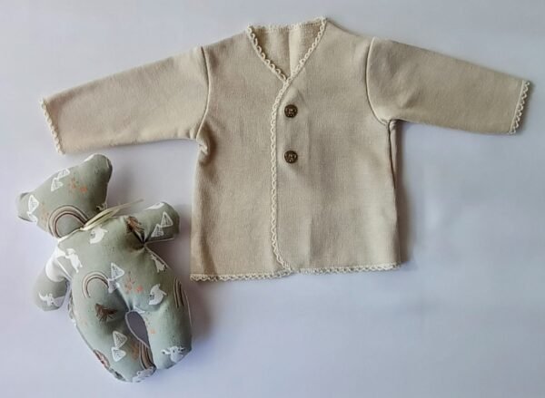 Set de Recibimiento RN Prematuro. 0 a 3 Meses. Saquito Línea "Pequeños Gladiadores" - Imagen 4