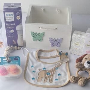 Set Baby Shower Pañalero Artesanal C/Mamadera