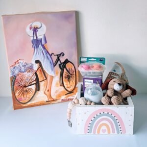 Set Baby Shower Pañalero Artesanal C/Mamadera