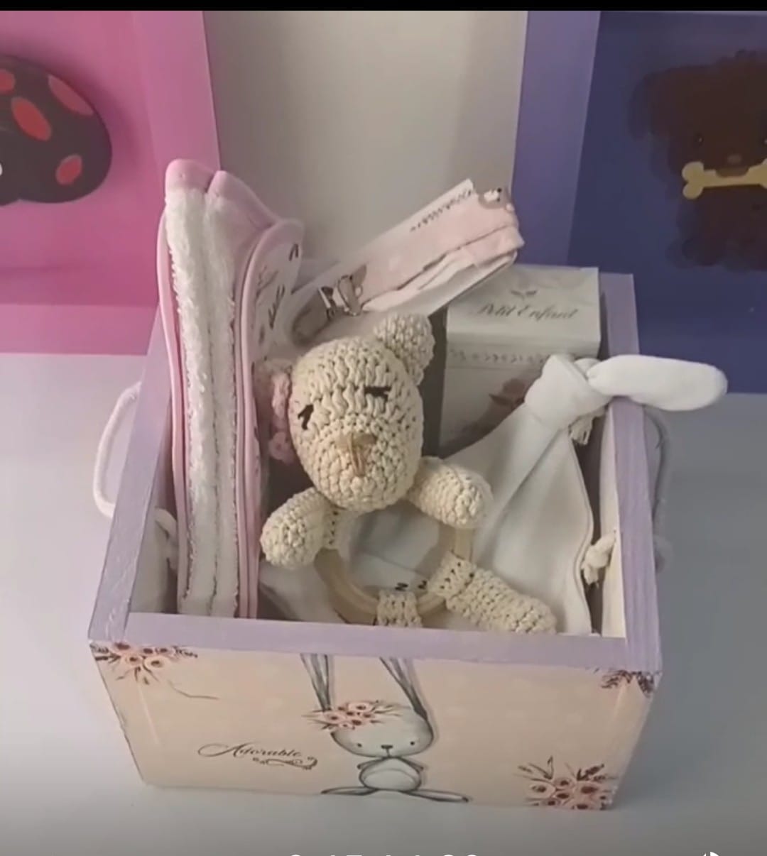 Set Baby Shower Pañalero Artesanal