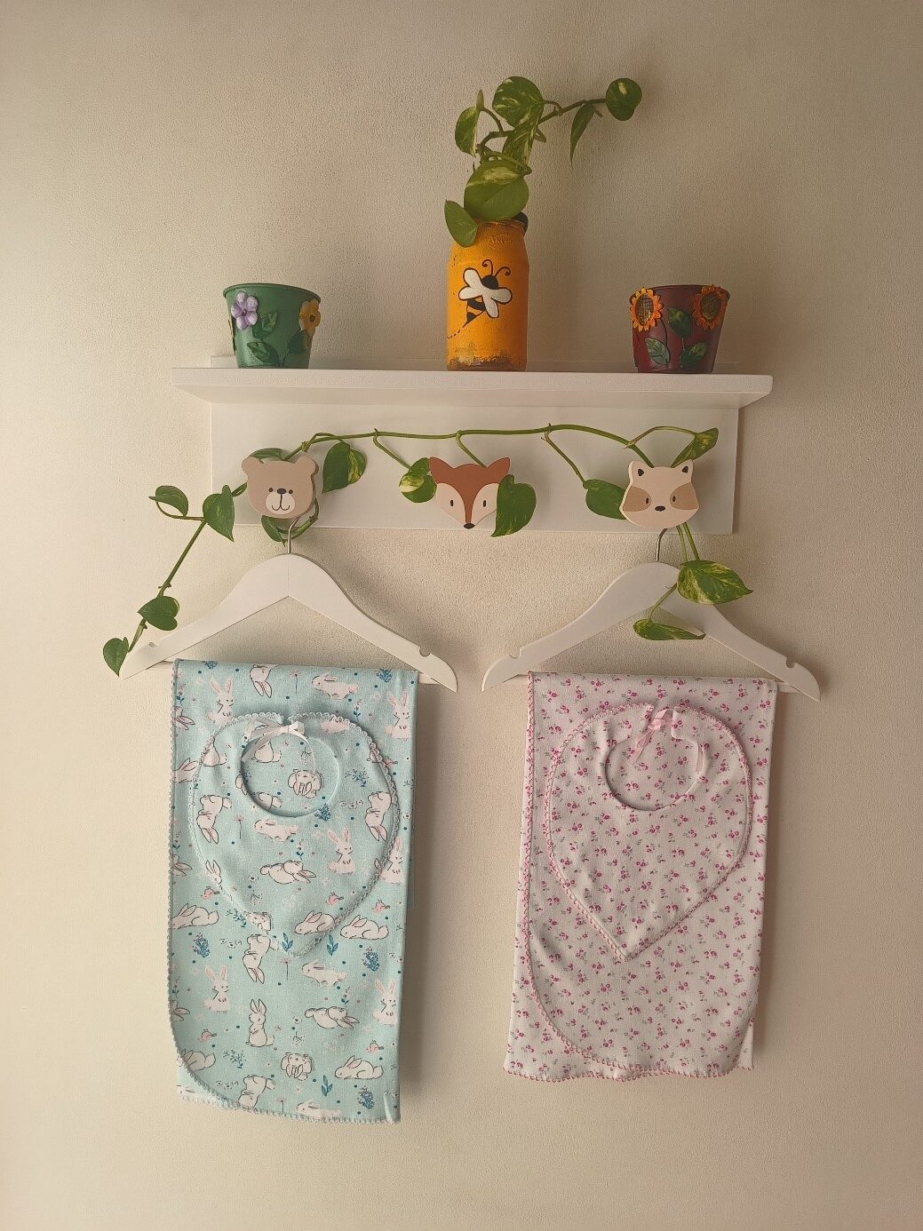 Mantitas Algodón Premium con Babero. Estampadas - Imagen 5