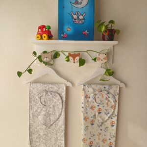 Mantitas Algodón Premium con Babero. Estampadas